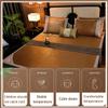 Summer Bamboo Sleeping Mat, Foldable Double-Sided Cooling Mat, Non-Slip, Breathable, Color A, 180 cm view 2