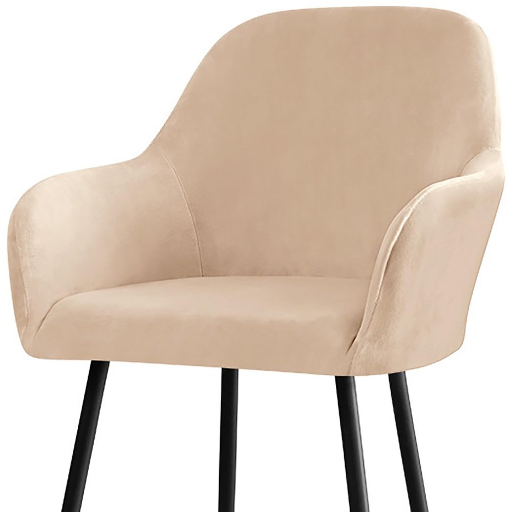 RTSFKFS Velvet Jacquard Armchair Slipcovers, Stretch Chair Covers, 6 Pieces (C9)