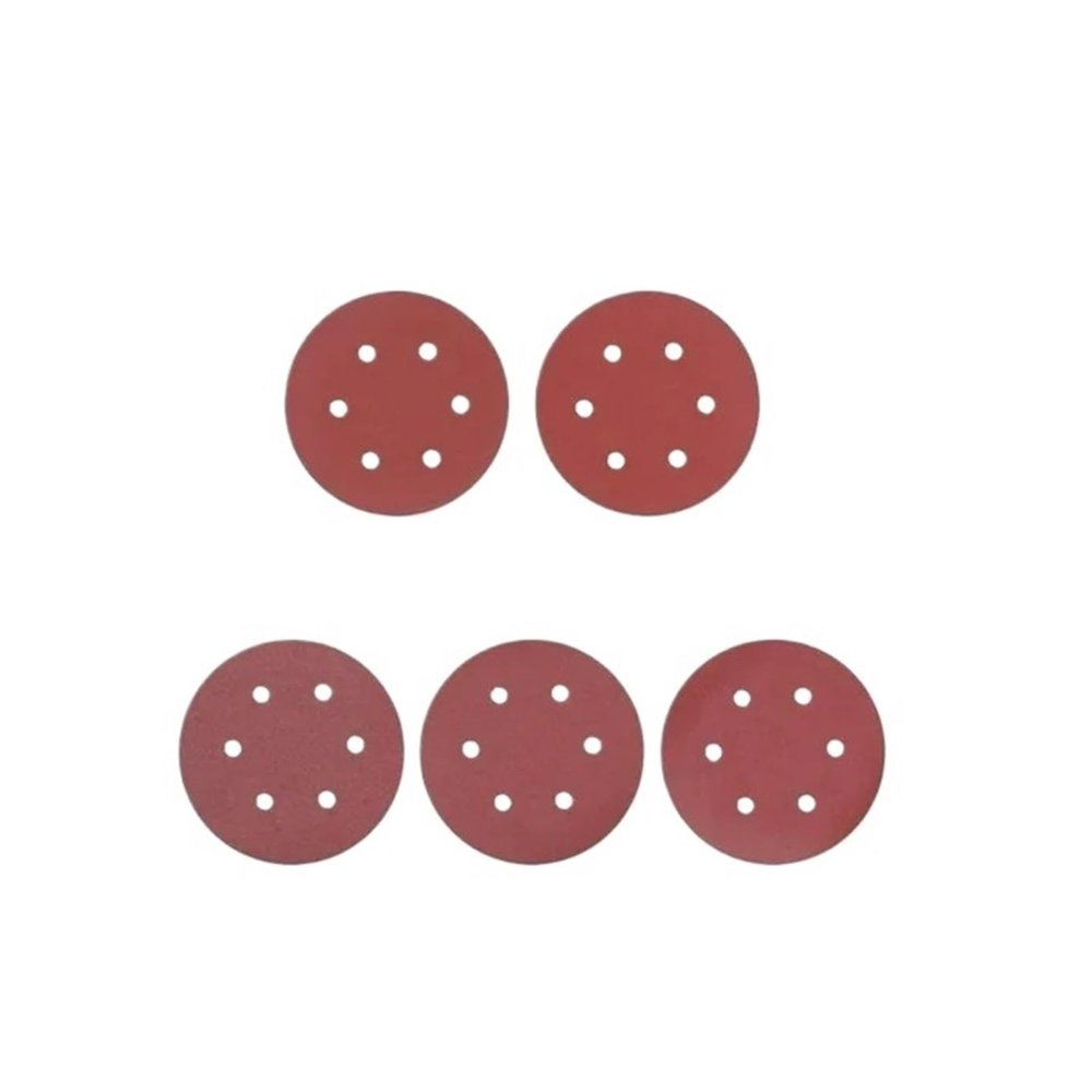 RQYWTSJBA 9-Inch 6-Hole Round Sanding Discs, 5-Piece, Grit 40-2000 (1000 Grit)