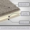 Surwin Chenille Bath Mat, Non-Slip, Soft and Absorbent, Coffee, 50 x 80 cm view 2