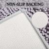 Surwin Chenille Bath Mat, Non-Slip, Soft and Absorbent, Coffee, 50 x 80 cm view 4