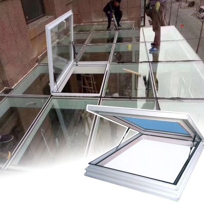Roof Window with Aluminum Frame, Double Tempered Glass, Manual Ventilation, Multi-Angle Design