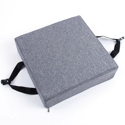 ZTGL Square Bar Stool Cushion, 28/30/35/40 cm, Non-Slip Seat Pad, Gray