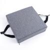 ZTGL Square Bar Stool Cushion, 28/30/35/40 cm, Non-Slip Seat Pad, Gray view 1