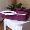 ZTGL Square Bar Stool Cushion, 28/30/35/40 cm, Non-Slip Seat Pad, Gray view 4
