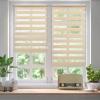 Sekey Double Roller Blind, No-Drill Clamp-Fit, 75 x 130 cm, Yellow Linen view 2