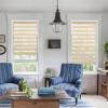 Sekey Double Roller Blind, No-Drill Clamp-Fit, 75 x 130 cm, Yellow Linen view 3