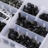 UJNHEQ Fairing Bolt and Screw Kit for YZF R6/R1, Black view 2