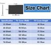 FANSU Floral TV Dust Cover, Universal Indoor Screen Protector for 47.6–85-Inch TVs view 4