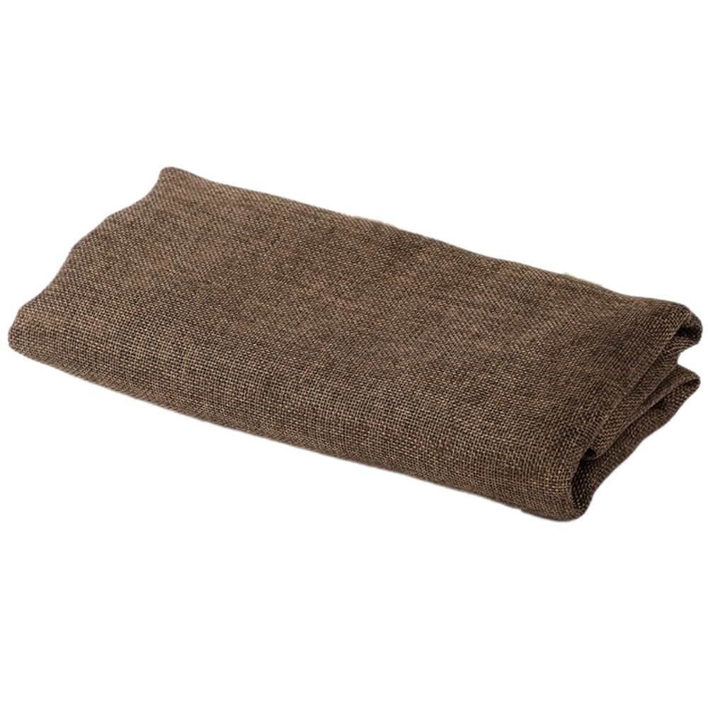 Blausky 1 m x 150 cm Polyester-Linen Fabric, Solid Color