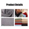 Blausky 1 m x 150 cm Polyester-Linen Fabric, Solid Color view 3
