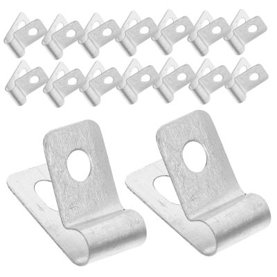 100 Aluminum Wire Clips for Attaching Fences to Wood, Metal, and Vinyl