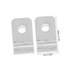 100 Aluminum Wire Clips for Attaching Fences to Wood, Metal, and Vinyl view 2