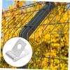 100 Aluminum Wire Clips for Attaching Fences to Wood, Metal, and Vinyl view 4
