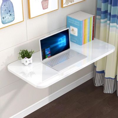 Floating Wall-Mounted Folding Desk, Space-Saving, 60 x 30 cm