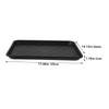 Black Shoe Trays, 2-Pack, Plastic for Entryways view 2