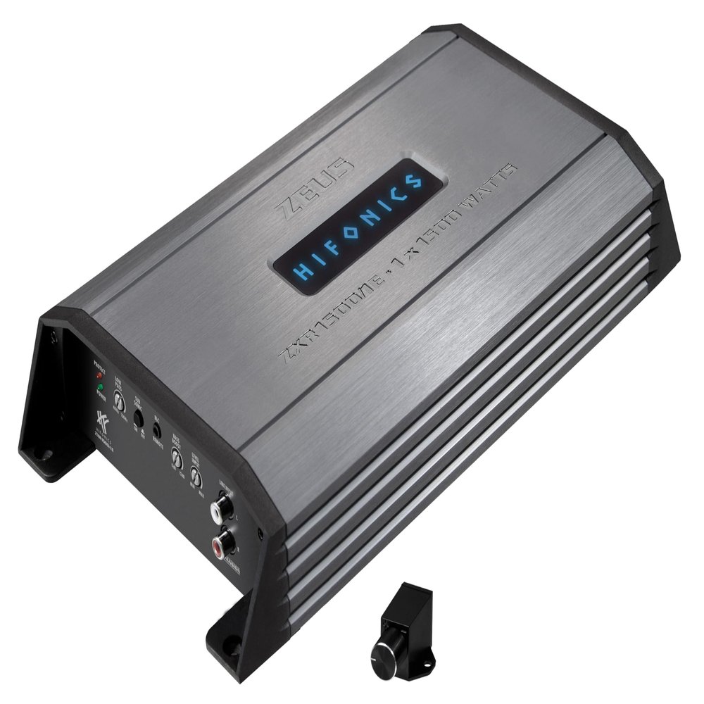 HiFonics ZXR1500/1E – 1-Channel Class D Premium Digital Compact Amplifier, 1,500 W RMS | ZEUS EXPANSION Series