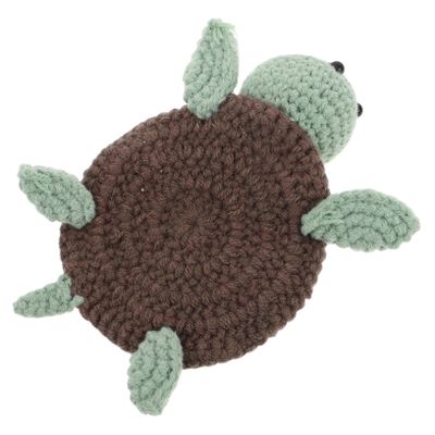 Garneck Turtle-Shaped Woven Coaster