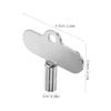 Angoily 3-Piece Radiator Bleed Key Set, Zinc Alloy, Silver-Tone, Compact and Lightweight view 2