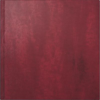 rido/id Book Calendar Manager Calendar 2026, 205 x 260 mm, Faux Leather, Reddish Brown