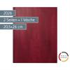 rido/id Book Calendar Manager Calendar 2026, 205 x 260 mm, Faux Leather, Reddish Brown view 2