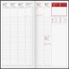 rido/id Book Calendar Manager Calendar 2026, 205 x 260 mm, Faux Leather, Reddish Brown view 3