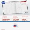 rido/id Book Calendar Manager Calendar 2026, 205 x 260 mm, Faux Leather, Reddish Brown view 4
