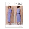 Vogue Sewing Pattern V2118U5 Top and Skirt for Women, U5 (44-46-50-52) view 1
