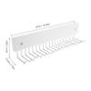 Rotating Belt Holder and Iron, Wall-Mounted for Entryway view 2