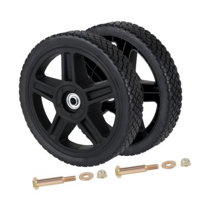JISADER 2-Pack 12-Inch Lawn Mower Replacement Wheels