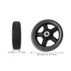 JISADER 2-Pack 12-Inch Lawn Mower Replacement Wheels view 2