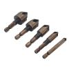 5-Piece HSS 5-Flute Countersink Drill Bit Set, 1/4 in to 3/4 in view 4