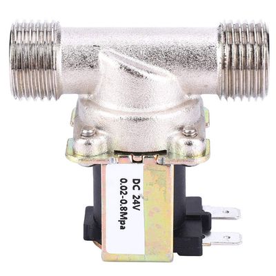 DC 24V G1/2 NC Brass Solenoid Valve