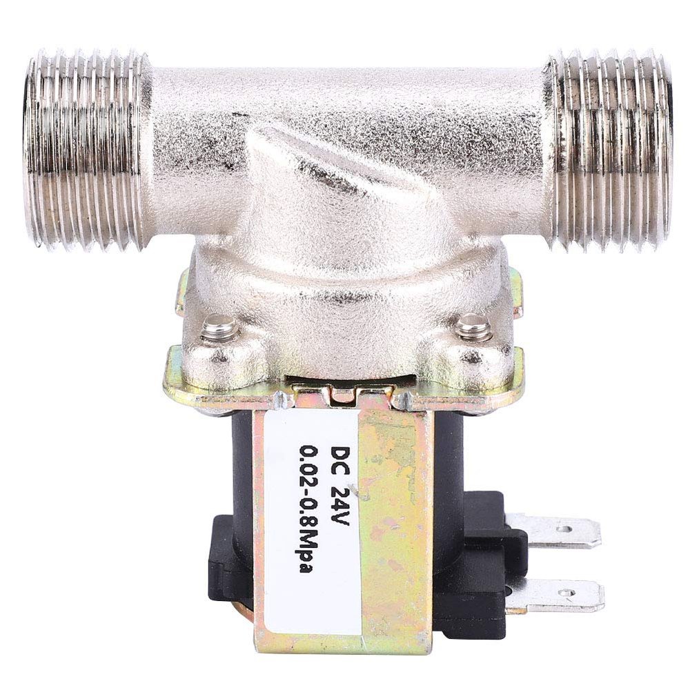 DC 24V G1/2 NC Brass Solenoid Valve