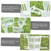 10-Pack Plastic Plant Pots with Drainage Holes and Smooth Surface view 3