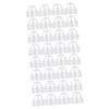 PartyKindom 300-Piece Transparent Plant Dome Covers view 1