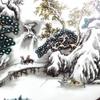 26 cm Jingdezhen Ceramic and Porcelain Key Dish, Landscape Decoration view 3
