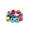 SellGood 10-Pack M3 Aluminum Hex Lock Nuts with Nylon Insert, Purple view 1