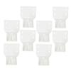 MAGICLULU 8-Piece White Iron Blind Replacement Bracket Set view 1