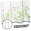 MAGICLULU 8-Piece White Iron Blind Replacement Bracket Set view 2