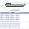 Conveyor Belt Rollers, 5-Piece Replacement Set, 2.4", 2", 1.5", 1.3" and 1" Diameters, Durable Stainless Steel Rollers view 2