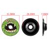 1 1/8-Inch Bicycle Headset Top Cap, Aluminum Stem Cover with Screw for MTB/Road Bikes (V) view 2