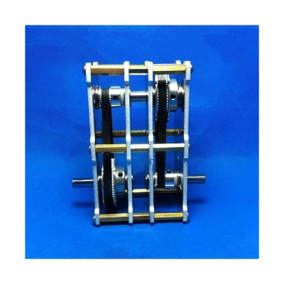 Right-Angle Reduction Gearbox 122 x 108 x 55 mm, 8 mm Dual Shaft, 1:8 Ratio