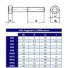 Low-Head Socket Head Cap Screws - DIN 7984 / ISO 14580 - Zinc-Plated Steel (M10 x 80, 25 pcs.) view 2