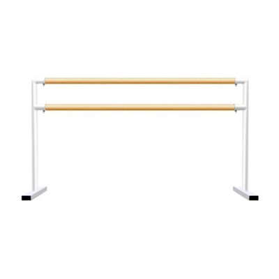 Freestanding Double Ballet Barre for Adults, 150 cm, White