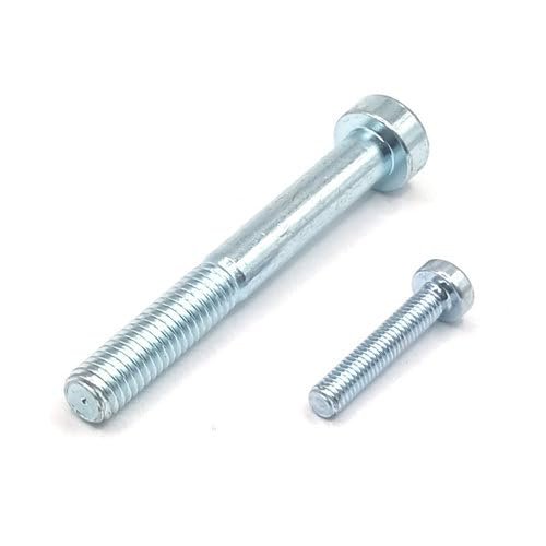 Low-Head Socket Head Screws - DIN 7984 / ISO 14580 - Zinc-Plated Steel (M8 x 45, 10 pcs.)