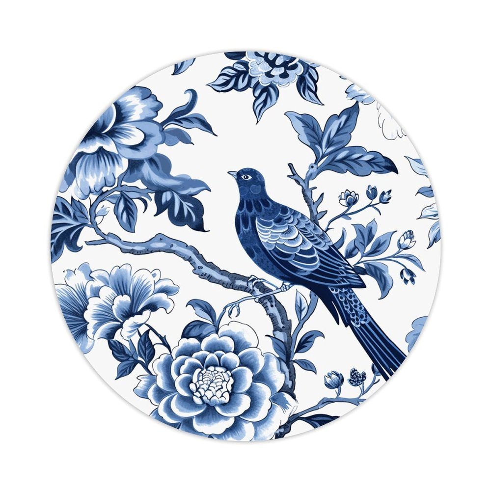 Round Bird Sticker, 3 in, 50-Pack