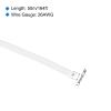 QUARKZMAN 26 AWG Silicone Electrical Wire, UL1007 300 V, 50 m Tinned Copper Stranded Wire, White view 2