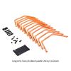 JISADER Agility Rings, 12-Piece Set, Orange view 2