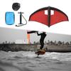 Inflatable Surf Wing, Lightweight Hand Wing for Wind Foiling and Water Sports, with Window, Backpack and Surf Leash view 3